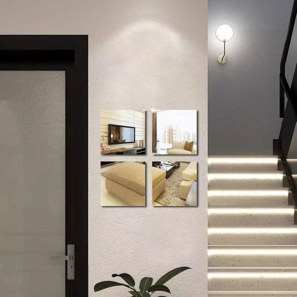 3D Acrylic Mirror Wall Stickers Set