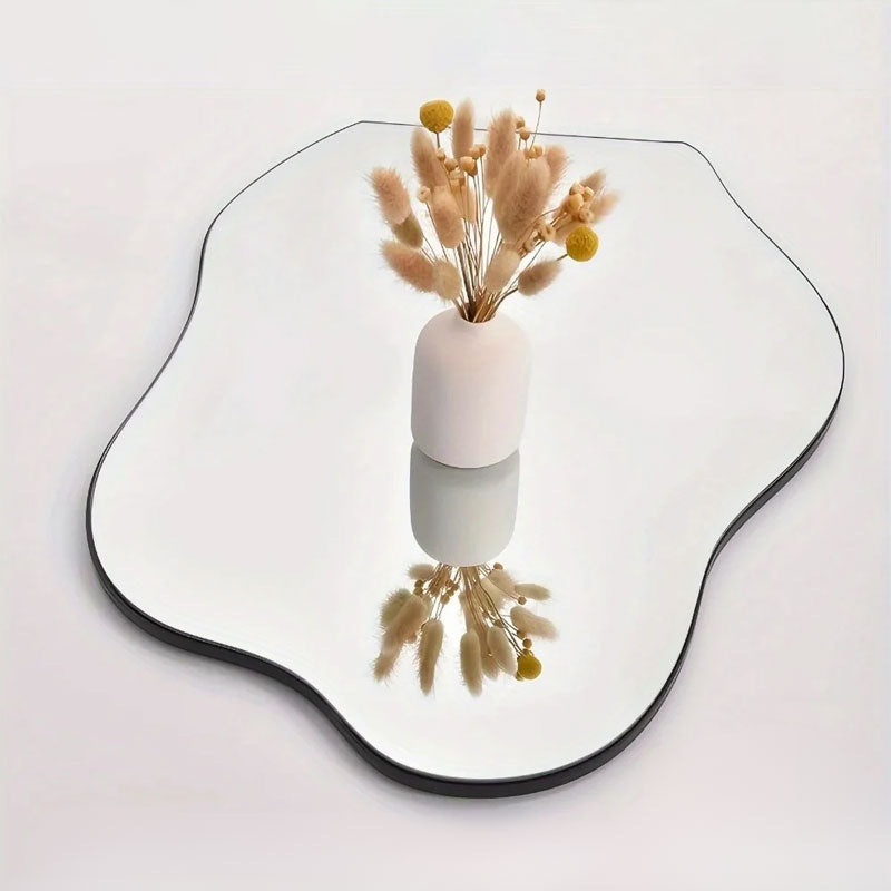 Asymmetrical Frameless Wall Mirror