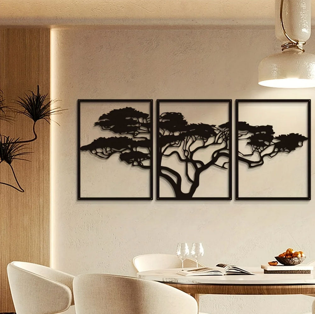 Metal Tree of Life Wall Art Set