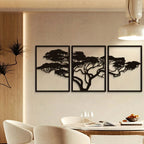 Metal Tree of Life Wall Art Set