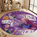 Round Flannel Soft Rug