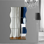Acrylic Wave Mirror Wall Stickers