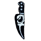 Skull Knife Horror Welcome Rug