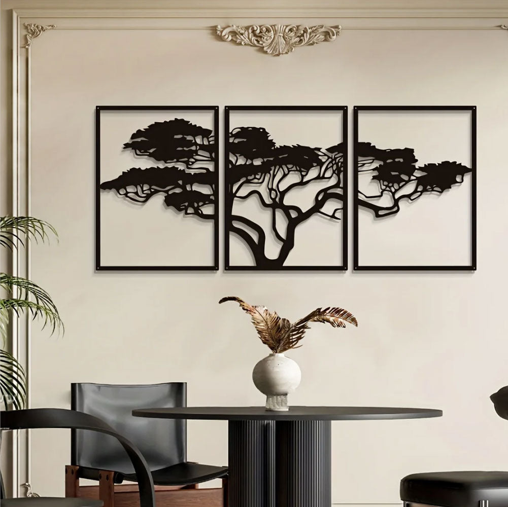 Metal Tree of Life Wall Art Set