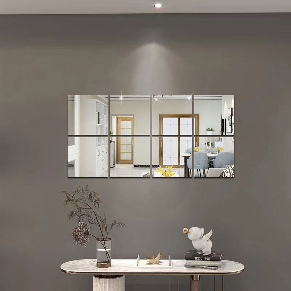 3D Acrylic Mirror Wall Stickers Set