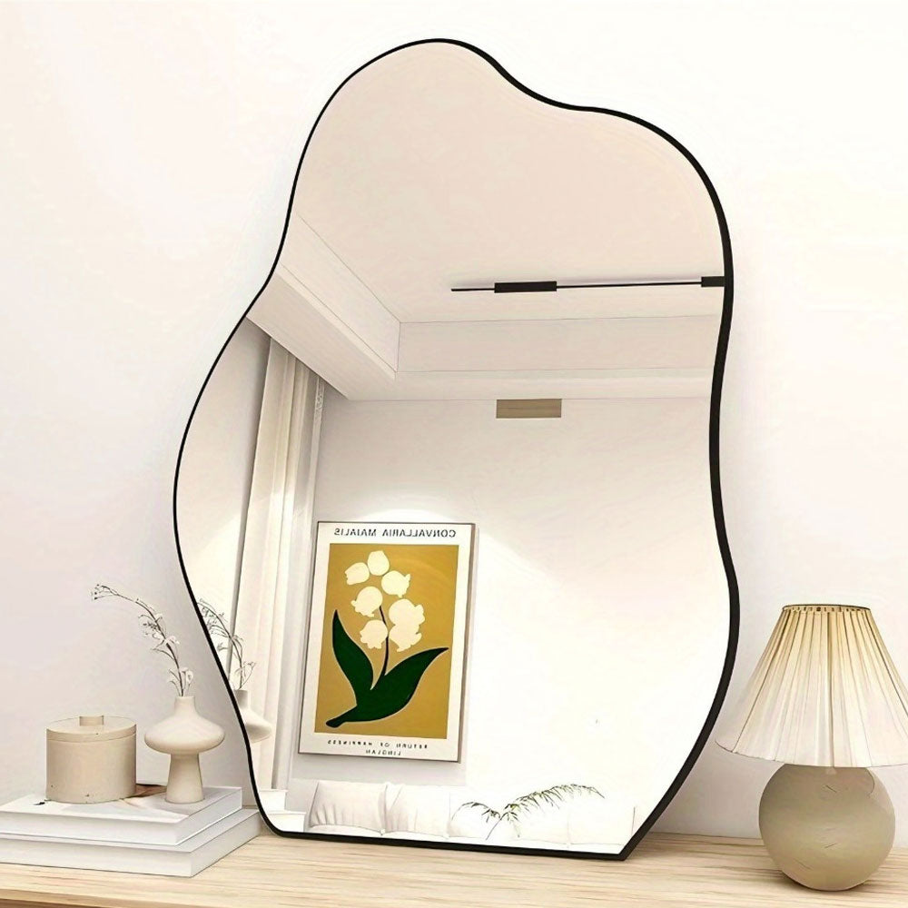 Asymmetrical Frameless Wall Mirror