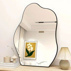 Asymmetrical Frameless Wall Mirror