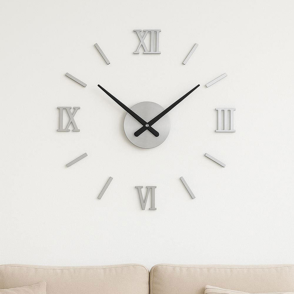 3D Roman Numeral Wall Clock