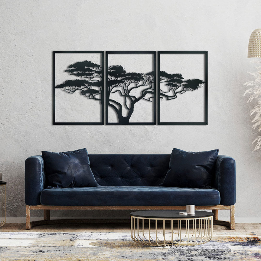 Metal Tree of Life Wall Art Set
