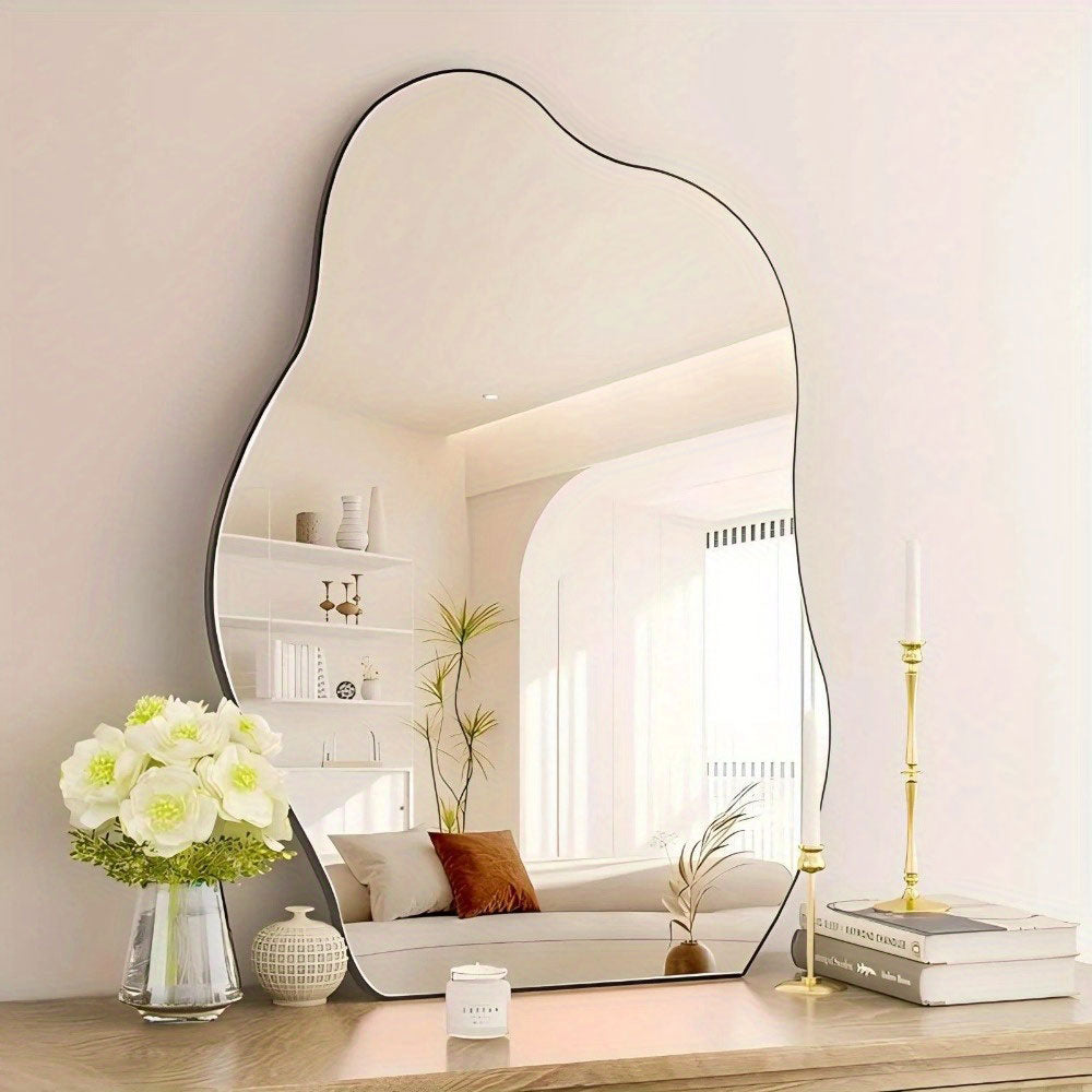Asymmetrical Frameless Wall Mirror
