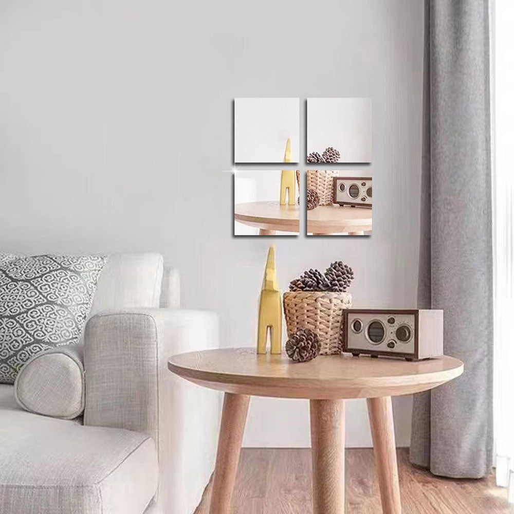 3D Acrylic Mirror Wall Stickers Set