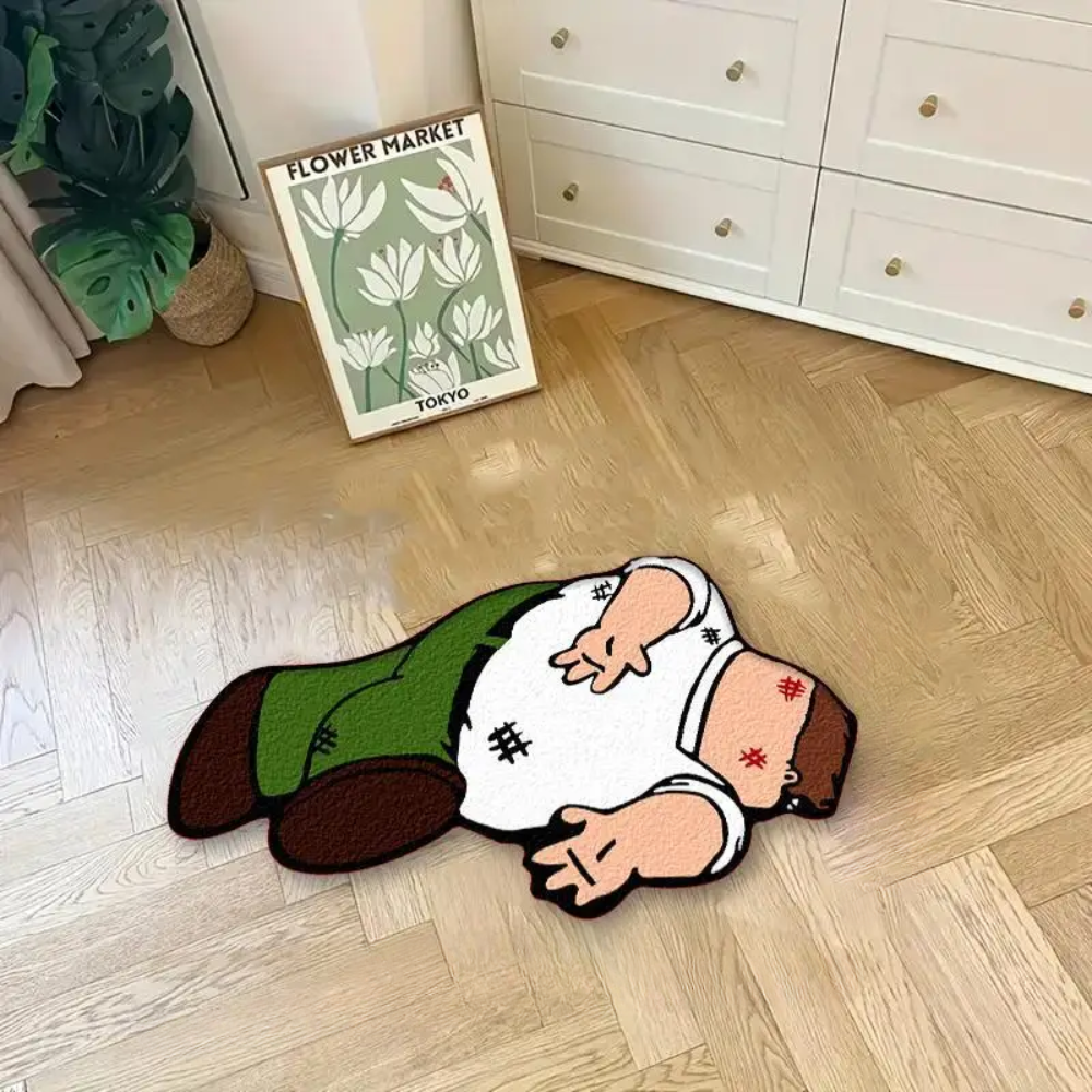 Cartoon Figure Soft Area Rug