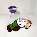 Cartoon Figure Soft Area Rug