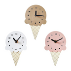 Wooden Ice Cream Wall Clock